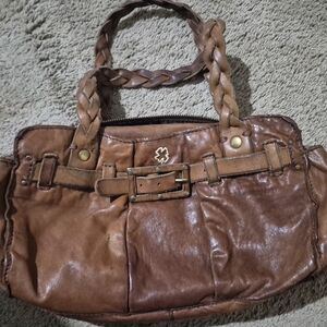 Lucky Brand Tan Leather Satchel